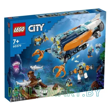 Конструктор LEGO City 60379 Глубоководная исследовательская подводная лодка